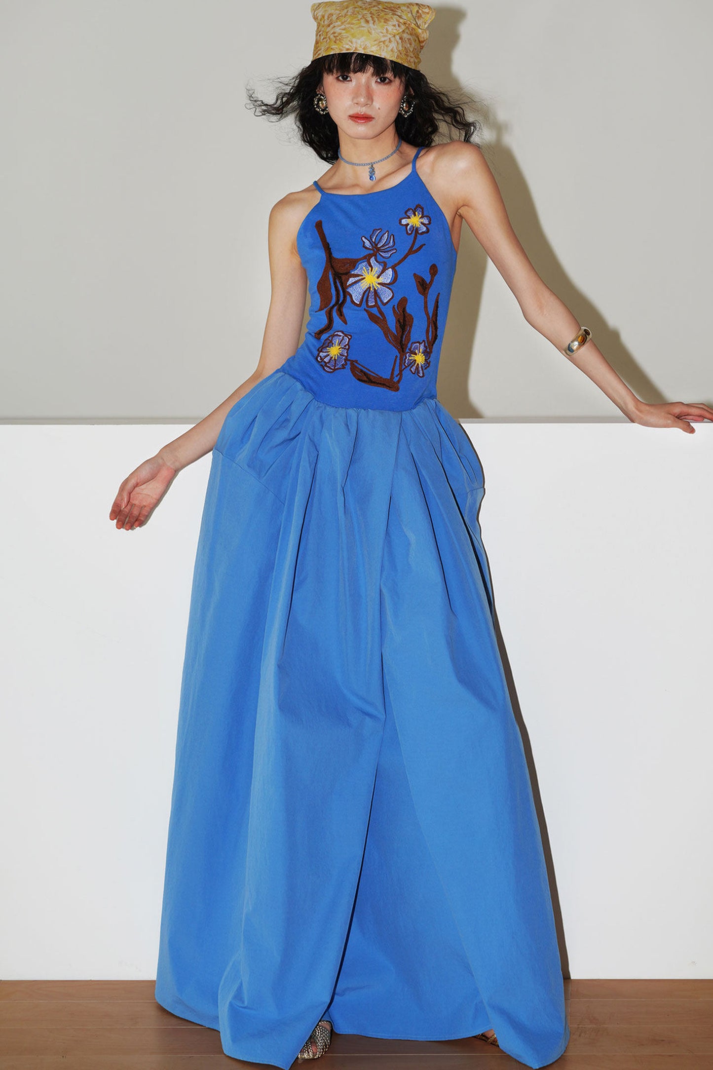 3D Embroidered Vacation Dress