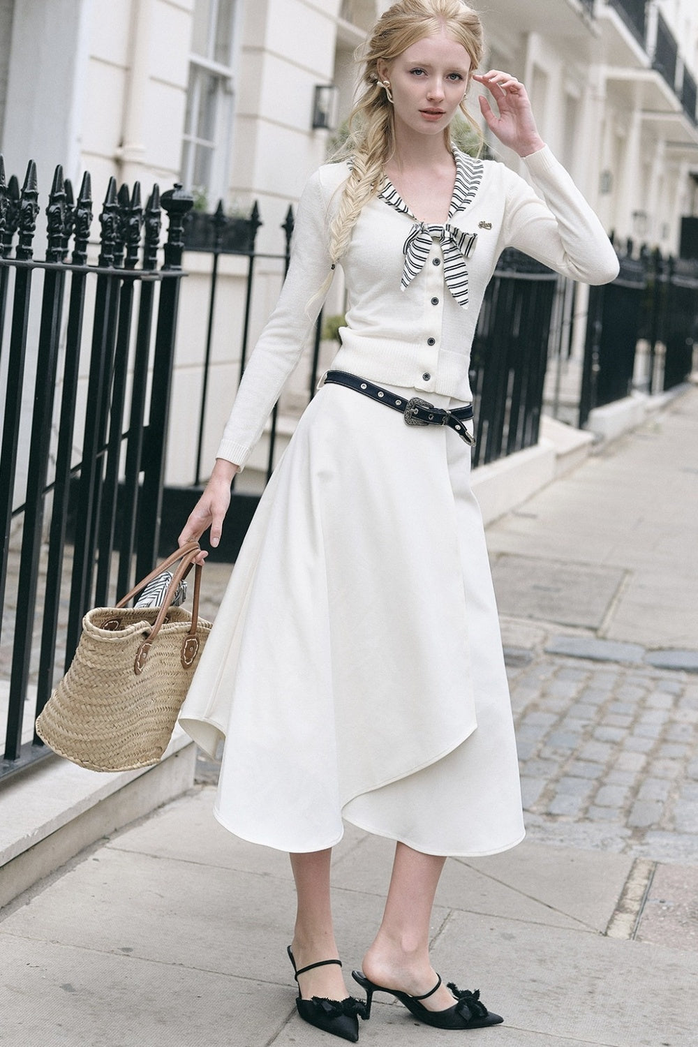 London Love Letter Long Sleeve Knit Top Set-Up