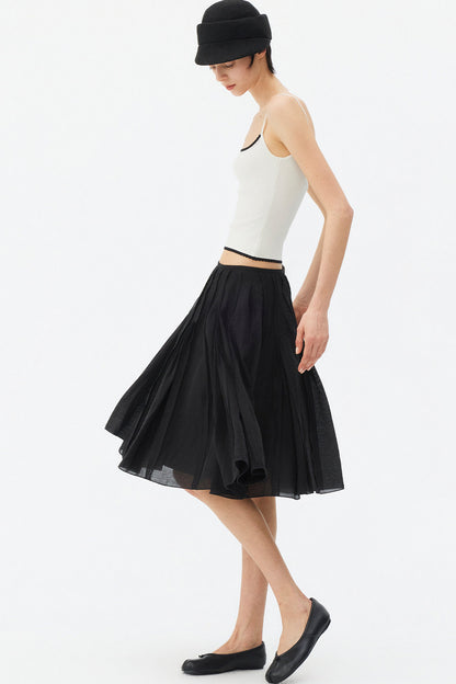 Color-Block Lace Knit Camisole