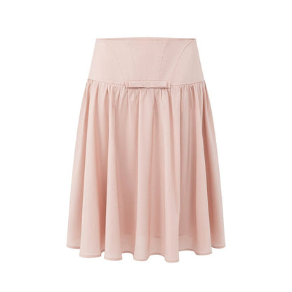 Acetate Fishbone Pleated Skirt
