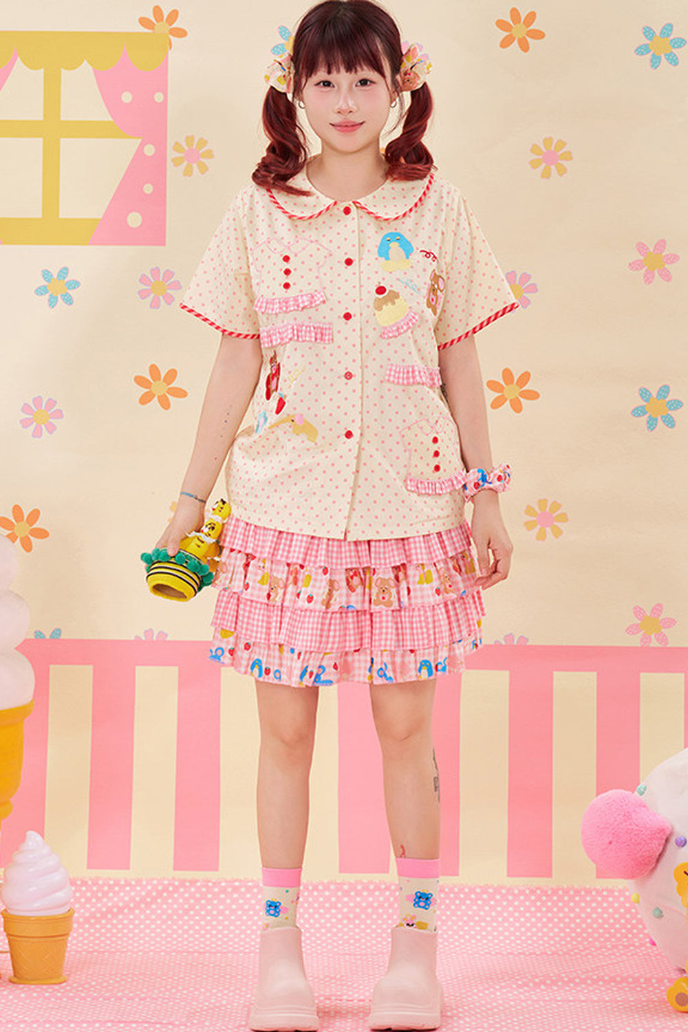 Polka Dot Cake Skirt