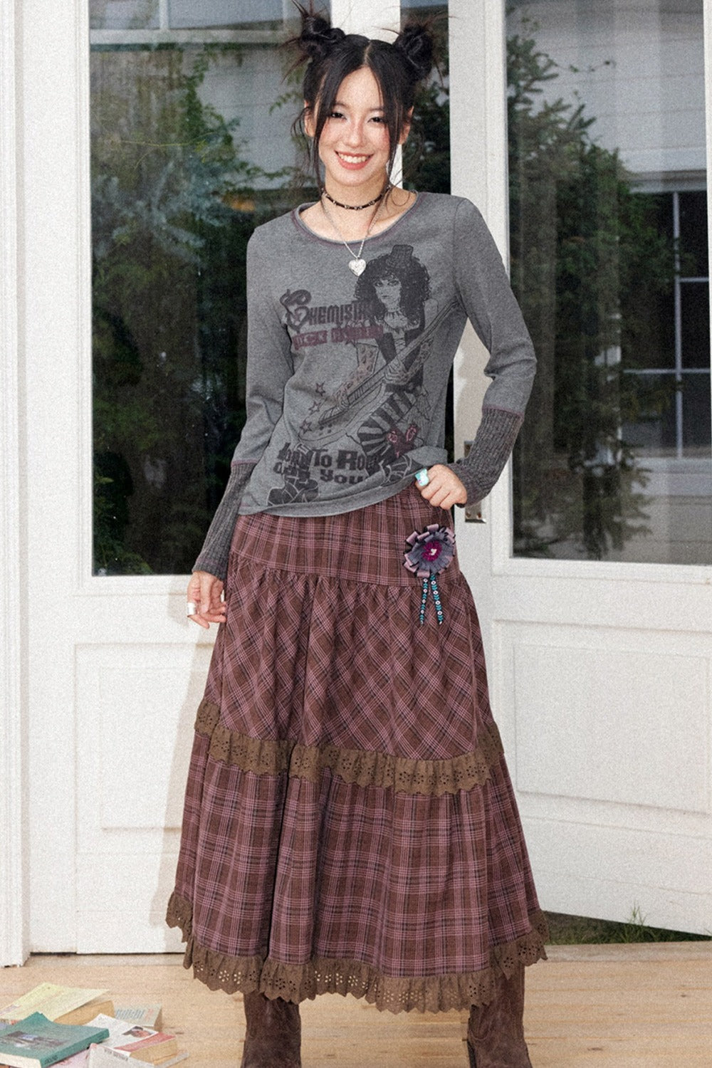 Punk Records Patchwork Top