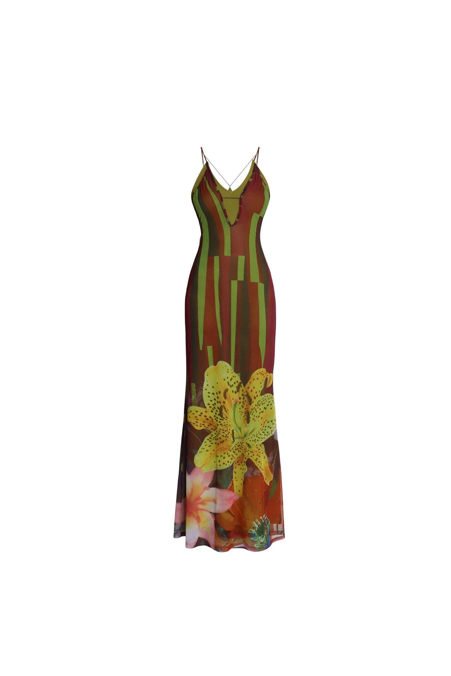 Western Vibe Slim Camisole Dress