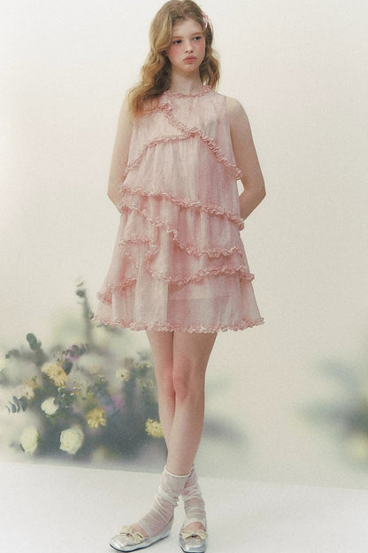 Pink Mist Garden Dress