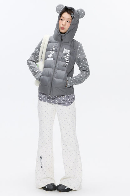 Bear Ears White Duck Down Jacket