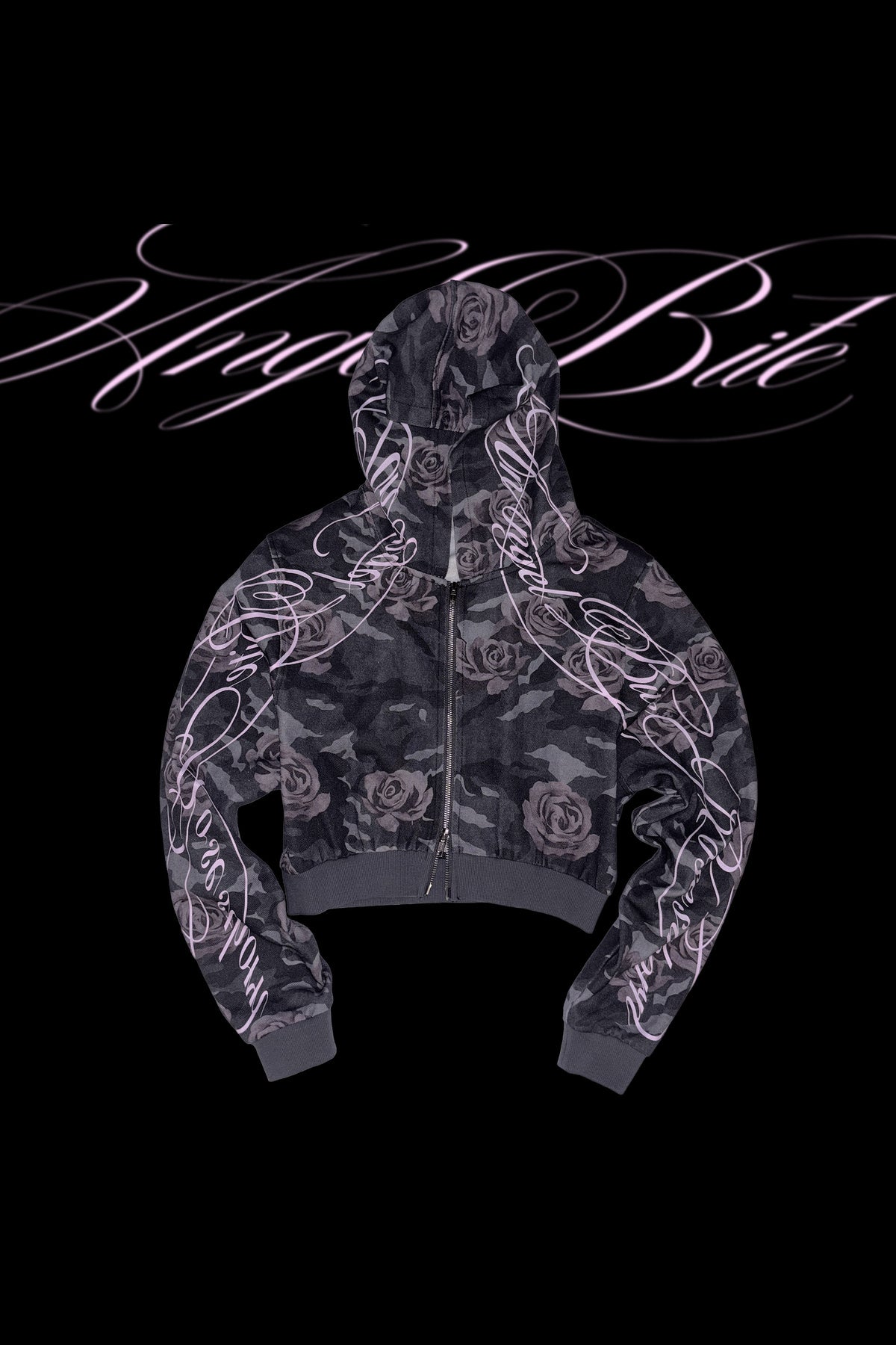 Rose Camouflage Denim Jacket