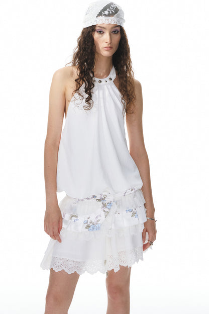 Halter Neck Rivet Dress