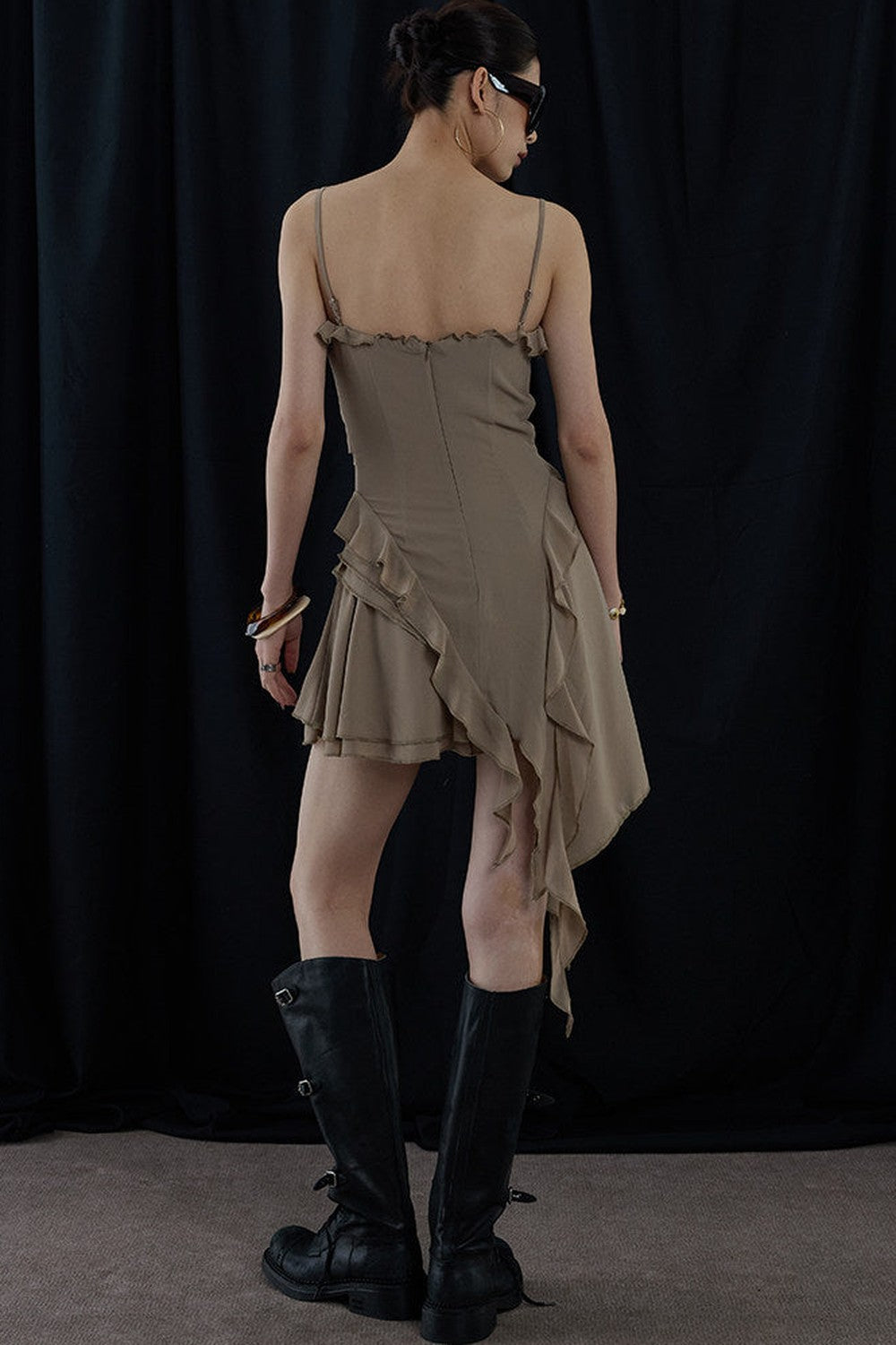 Romantisches Retro-Set mit asymmetrischem Rock