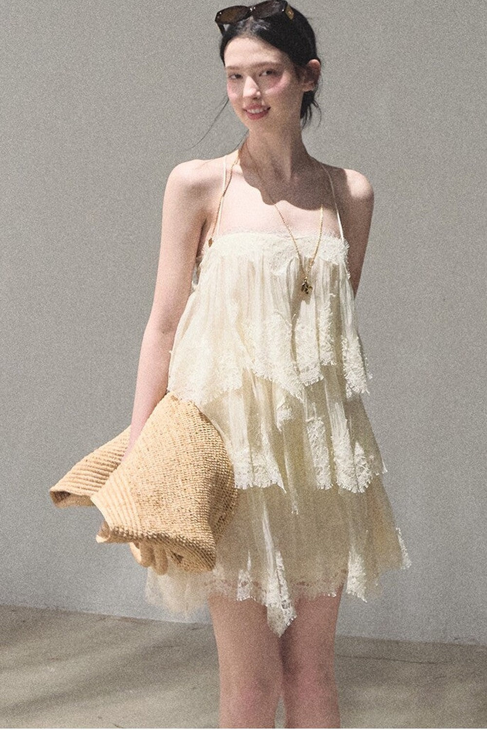 Heartbeat Lace Tiered Dress Set-Up