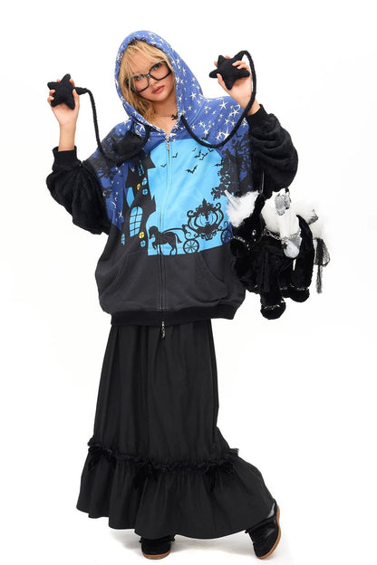 Starry Night Witch Hoodie