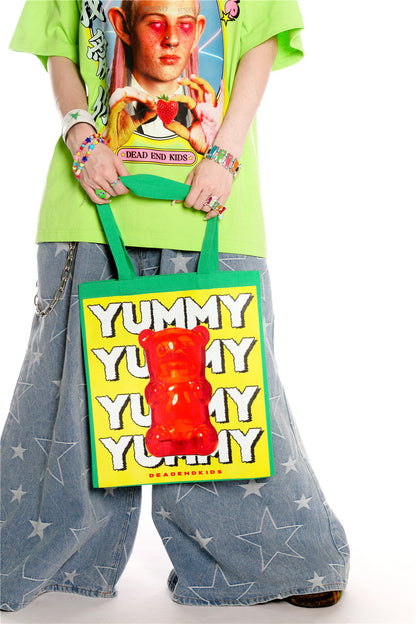 Colorful Canvas Shoulder Tote