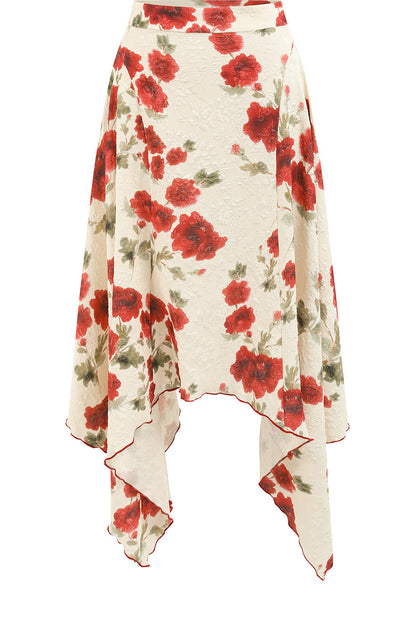 Rose Valley Floral Top and Skirt Set-Up