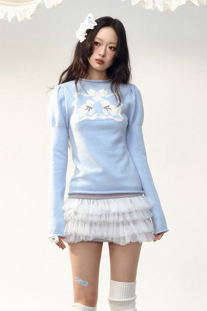 Irregular Layered Color-Blocked Mesh Skirt
