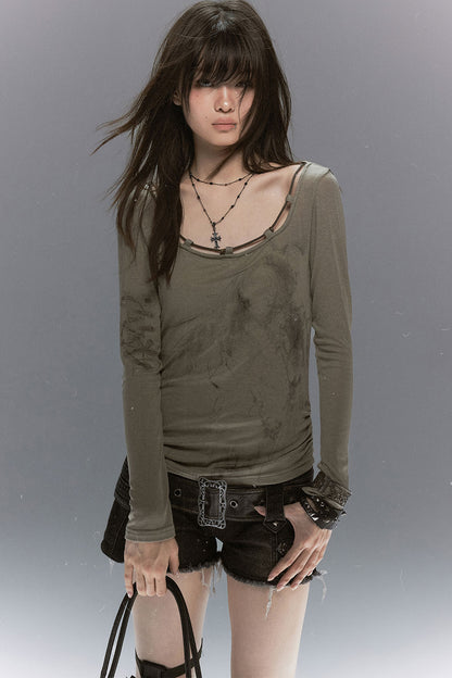 Broken Angel Tencel Top
