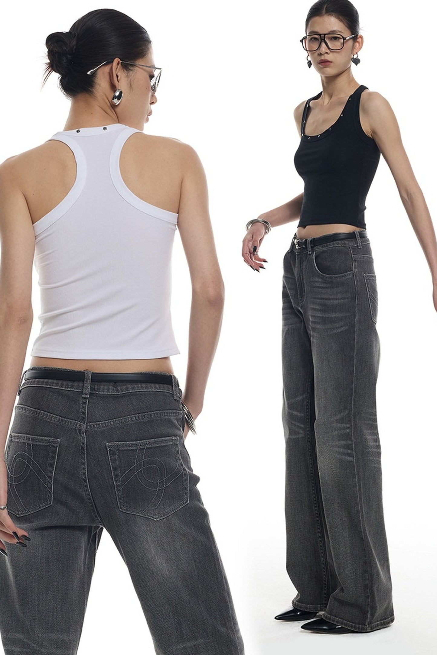 U-Neck Ribbed Tank Top