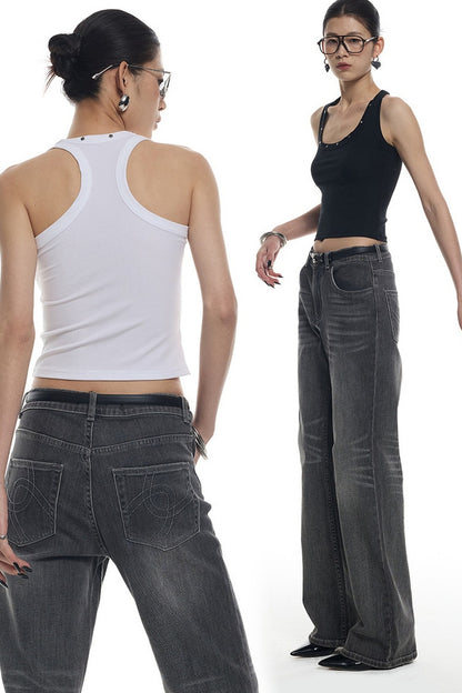 U-Neck Ribbed Tank Top