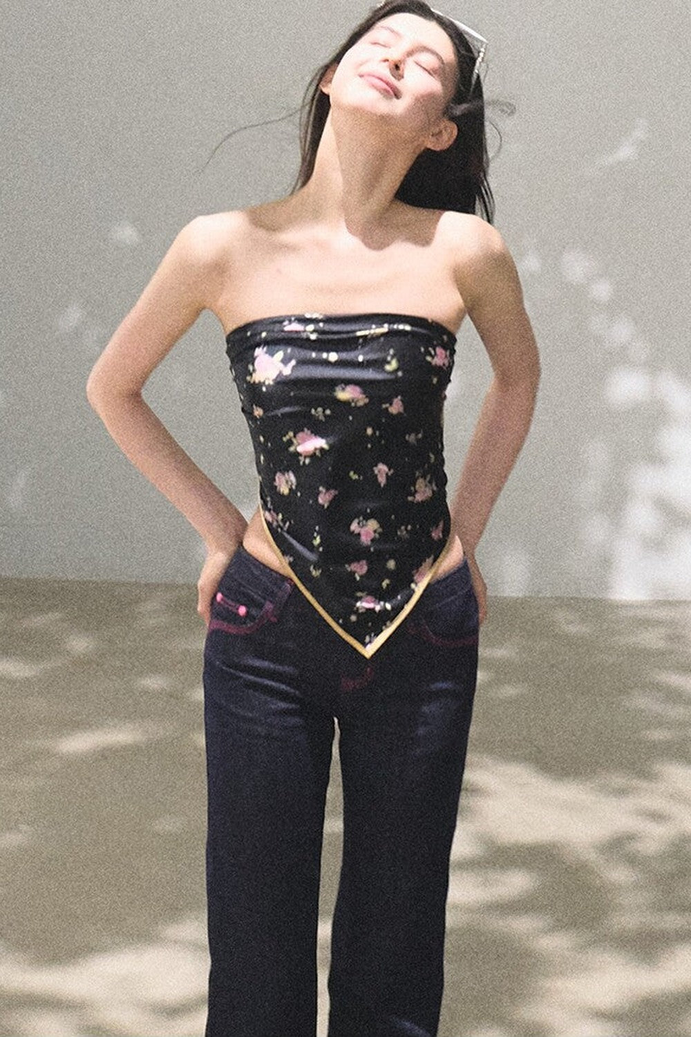 Mulberry Silk Magic Scarf Top