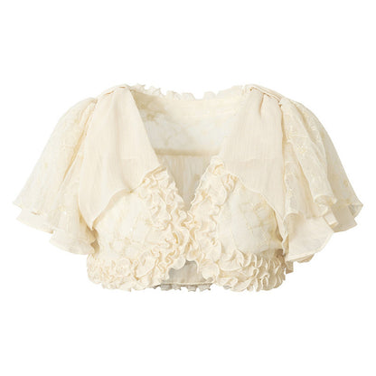 Romantic Lace Chiffon Blouse