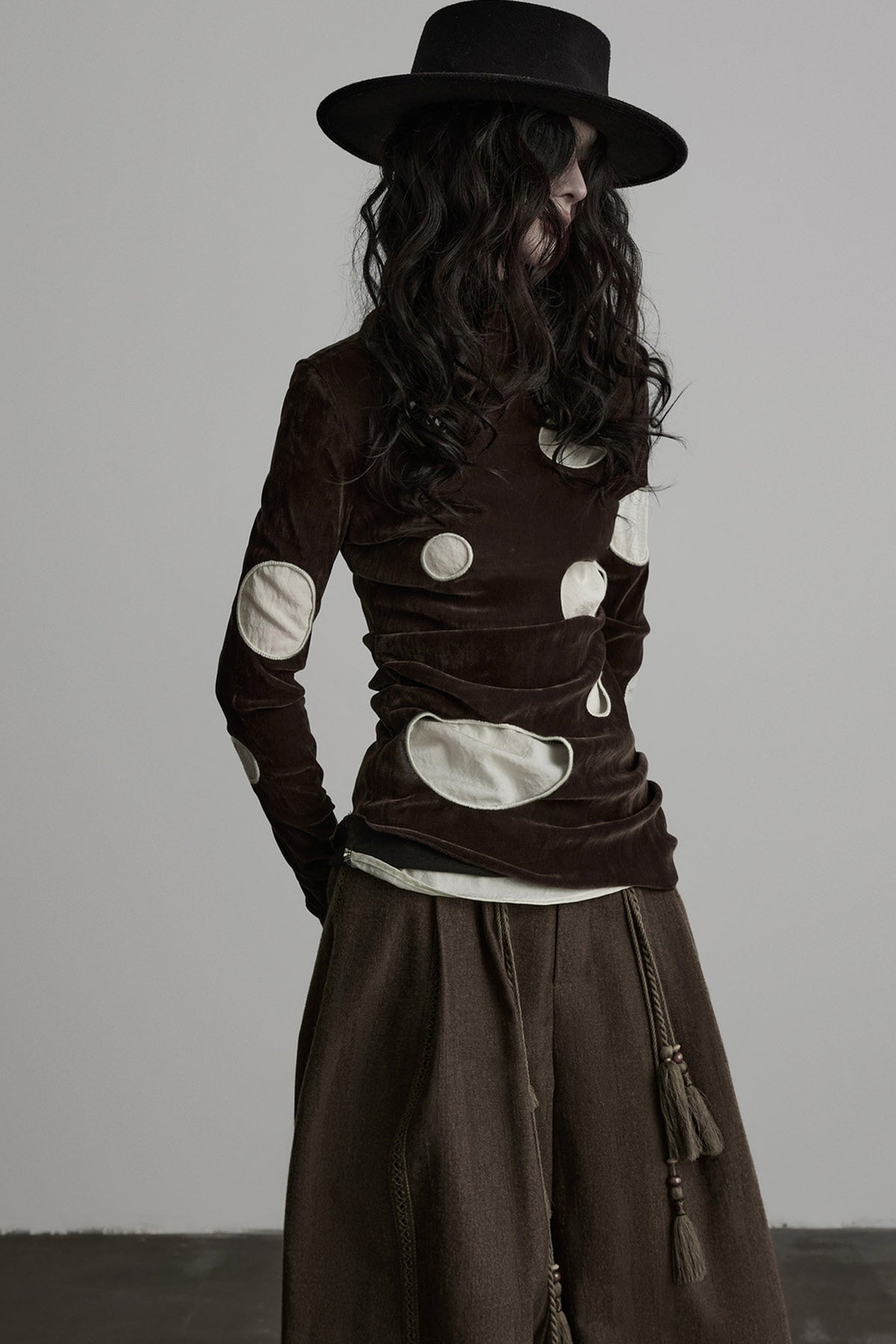 Double-Layered Hollow-Out T-Shirt