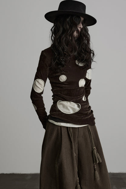 Double-Layered Hollow-Out T-Shirt