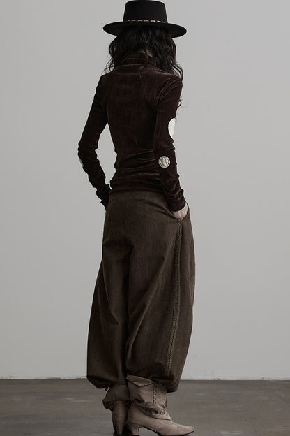 Double-Layered Hollow-Out T-Shirt