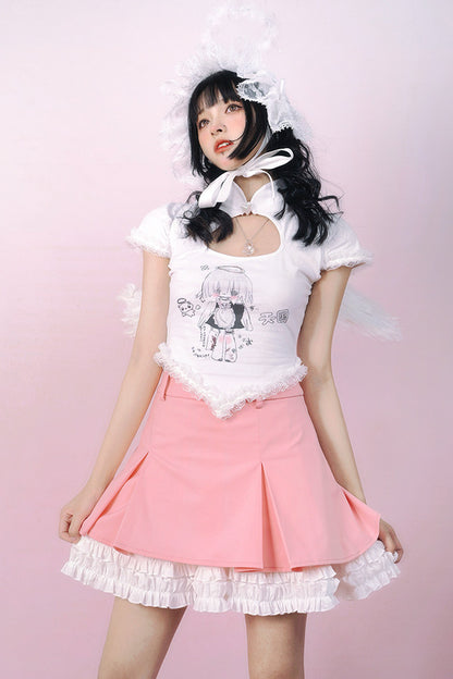 Heavenly Maid Heart Cheongsam Top