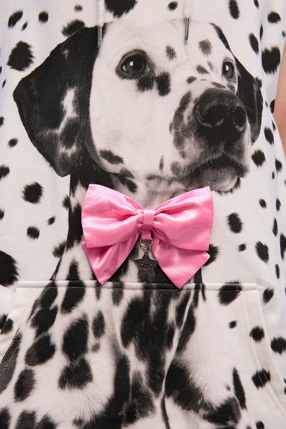 Dalmatian Print Sweatshirt Vest