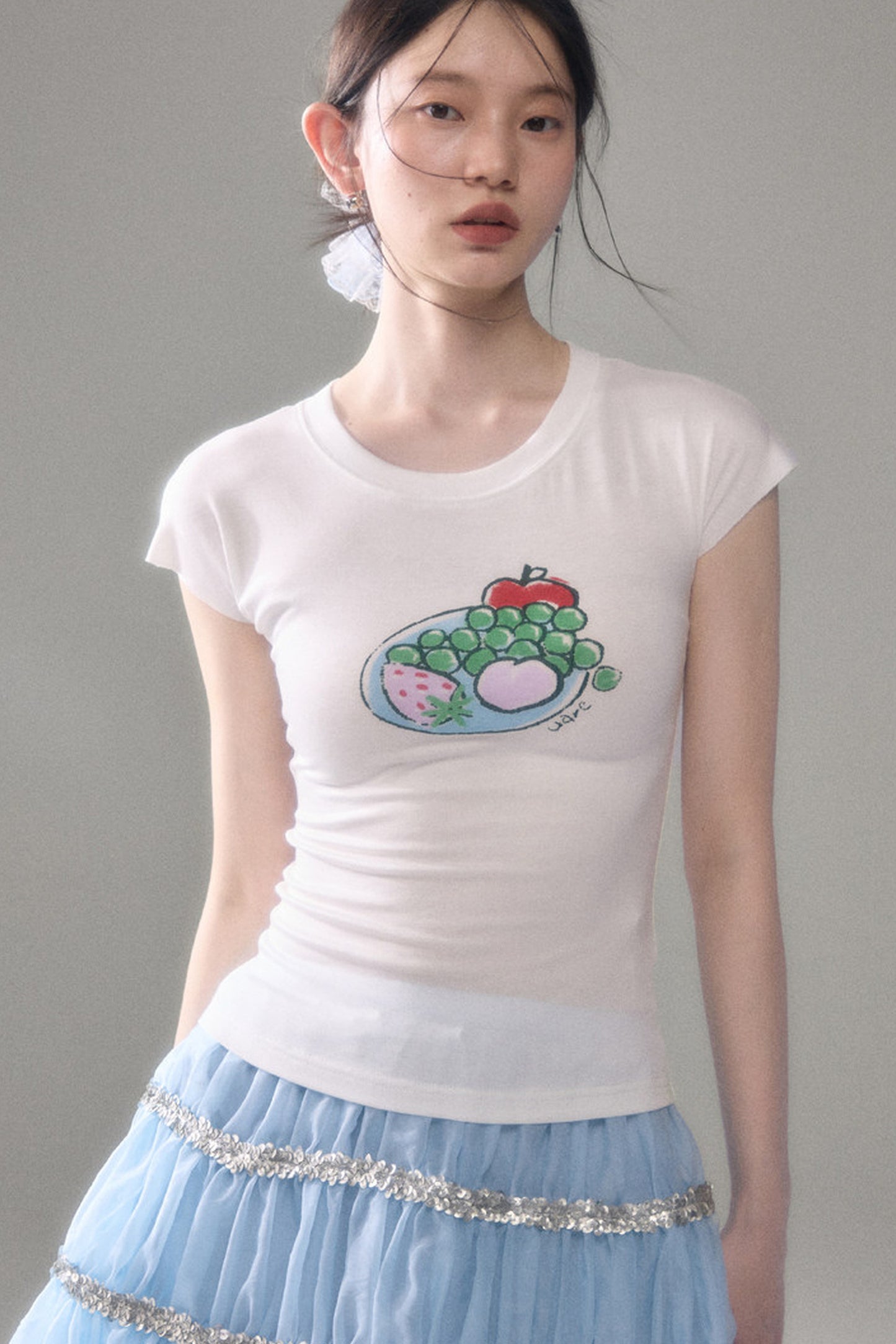 Fruit Platter Tencel Blend Short Sleeve T-Shirt