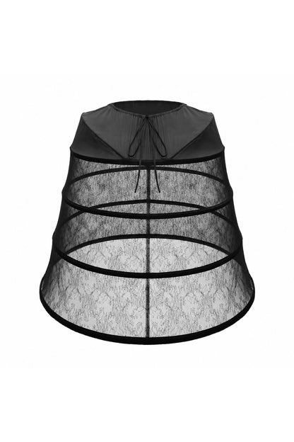 Gothic Dark Purple Bustle Skirt Set-Up