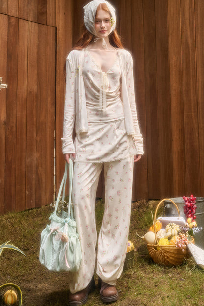 Liberty Print Cardigan and Dress Set-Up