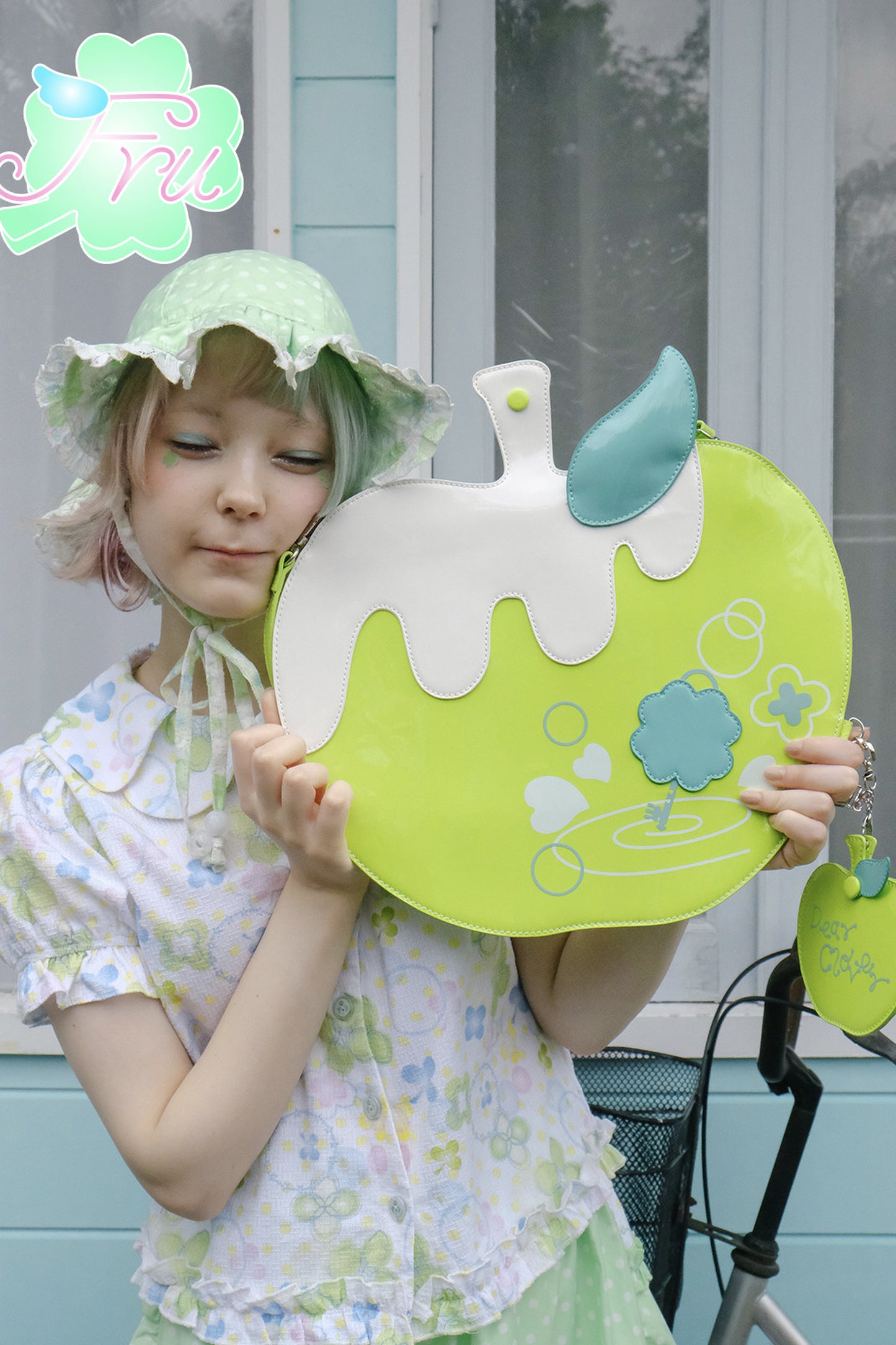 Green Apple Crossbody Bag
