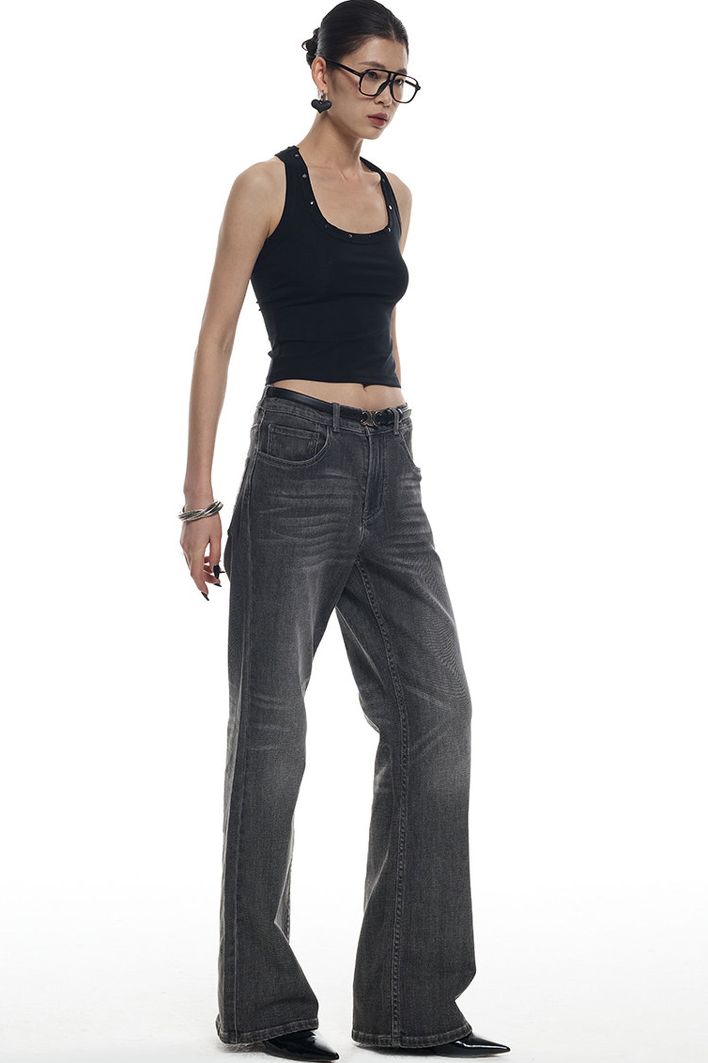 U-Neck Ribbed Tank Top