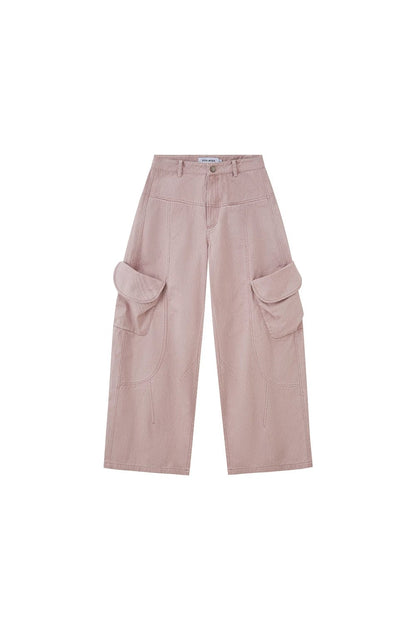 Vintage Washed Pocket Cargo Pants