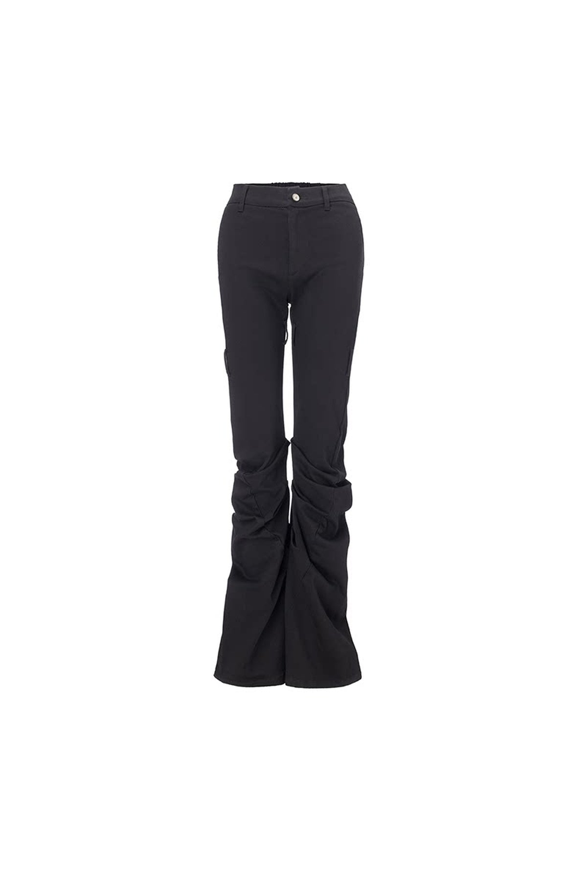 Wing Print Pleated Scimitar Jeans