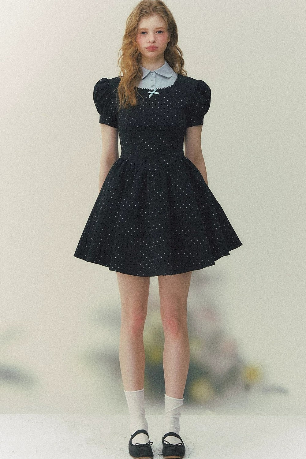 Robe Princesse Rétro à Pois