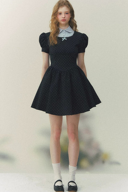 Robe Princesse Rétro à Pois