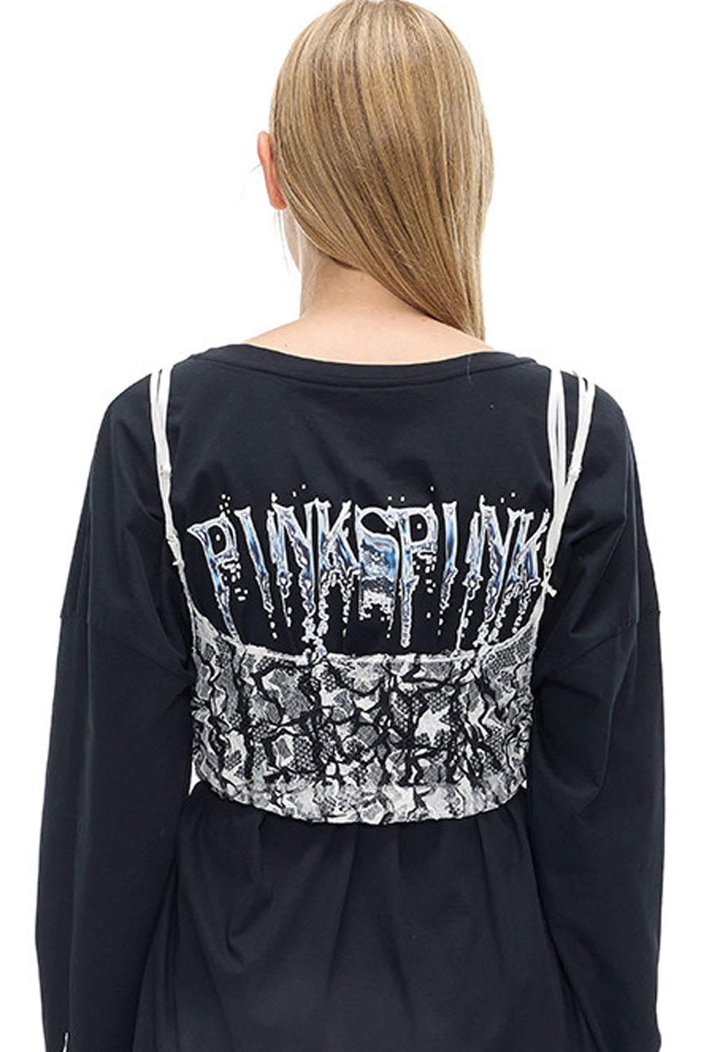 Thorn Punk Lace Tube Top
