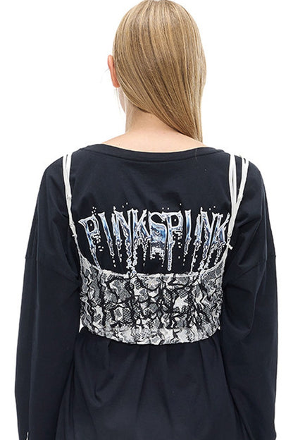 Thorn Punk Lace Tube Top