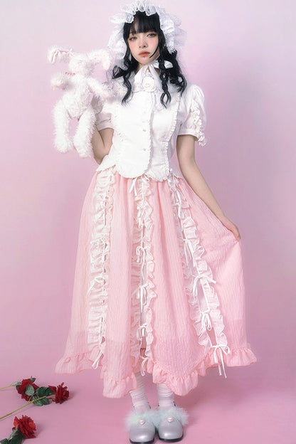 Heavenly Bow Lace Skirt