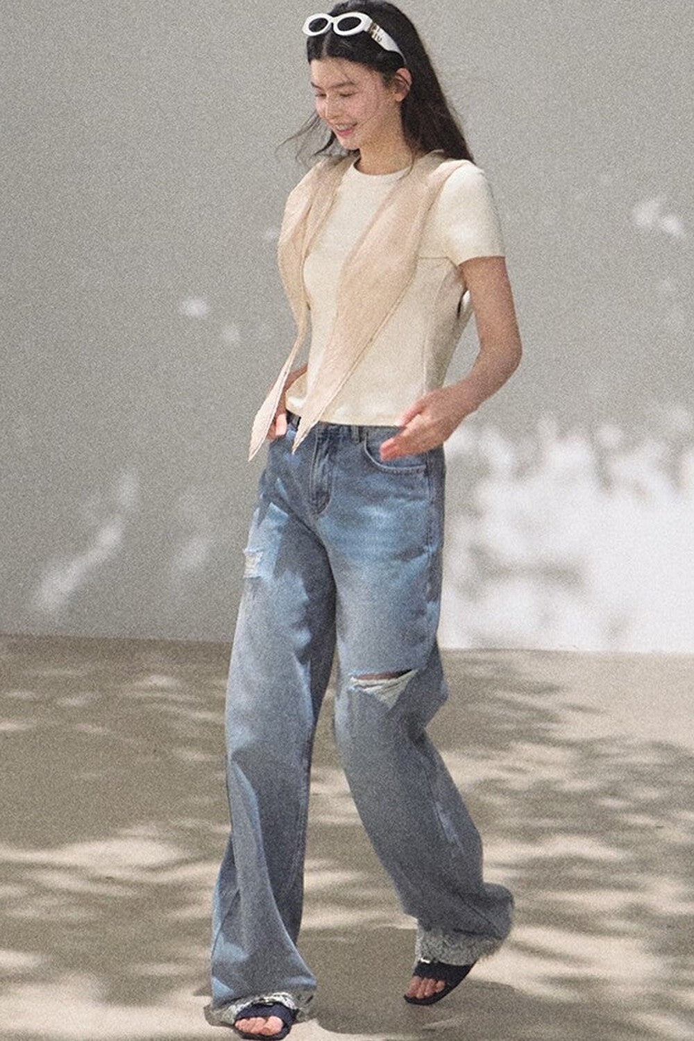 Bohemian Ripped Jeans