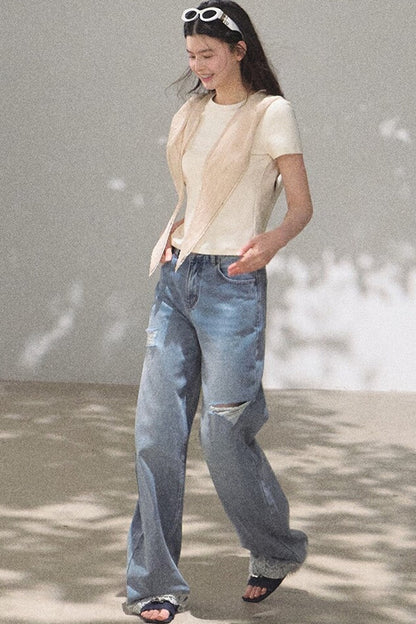Bohemian Ripped Jeans