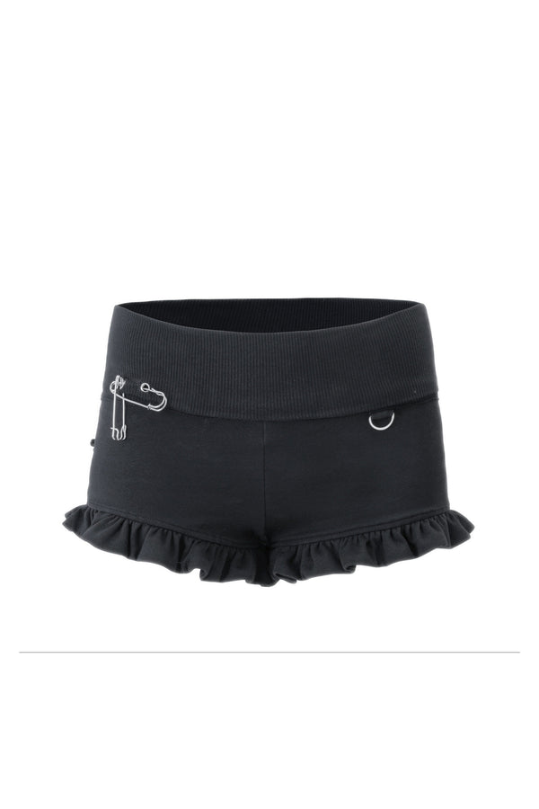 Hooded Cat Ear Vest Shorts Set-Up