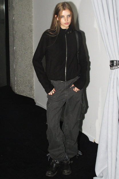 Loose Fleece Zip Jacket