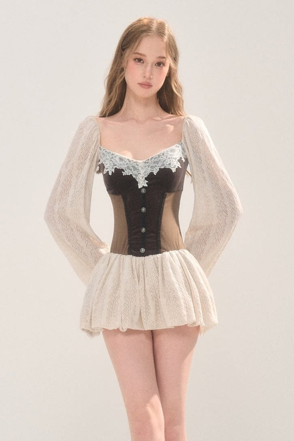 Knitted Patchwork Dress