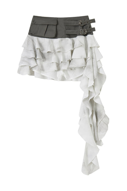 Chiffon Ruffle Skirt