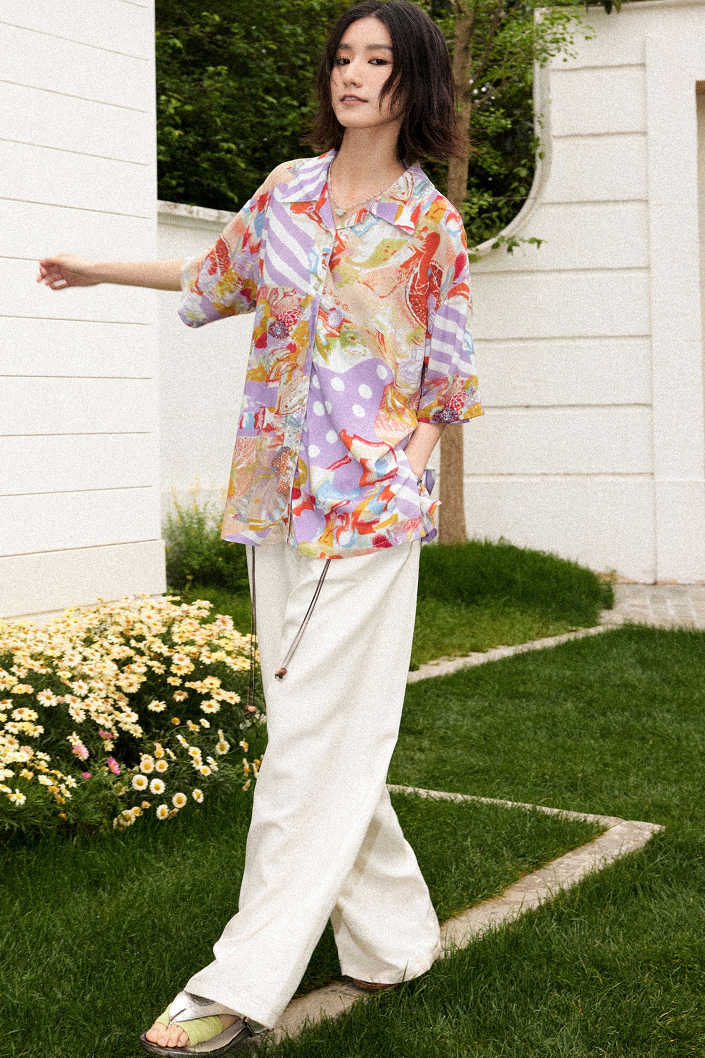 Retro Cuban Collar Shirt