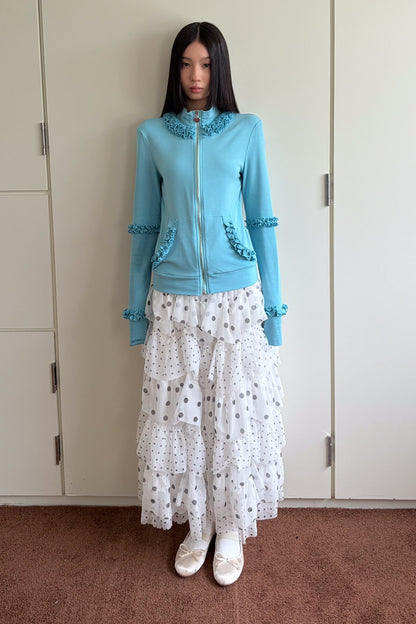 Polka Dot Tiered Cake Skirt