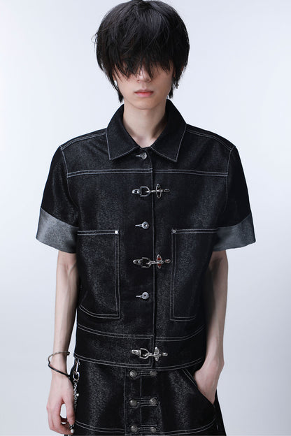 Short Sleeve Denim Jacket