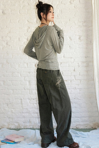 Vintage Straight Cargo Pants