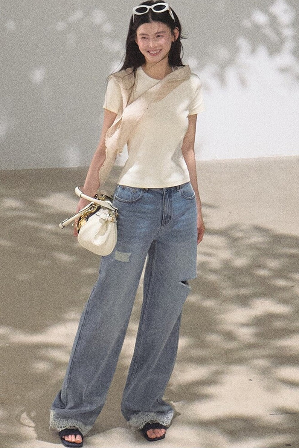 Bohemian Ripped Jeans